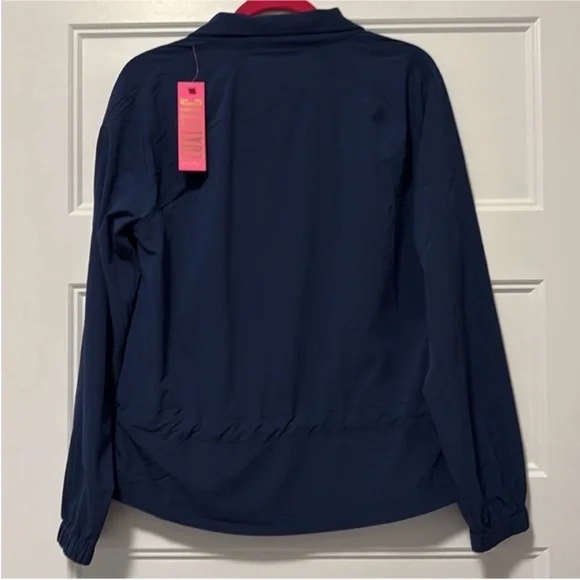✨SALE✨ NWT Lilly Pulitzer Islanna Jacket Low Tide Navy - Picture 6 of 8